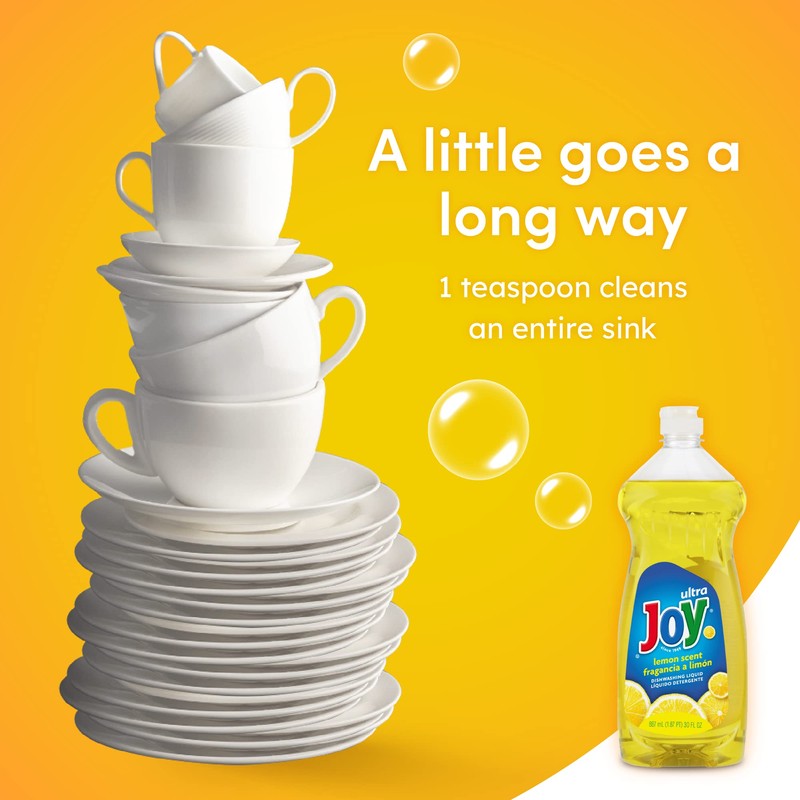 JOY Ultra Dish Soap Liquid - Ultra Strength Dishwashing Soap