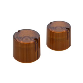 POSH 092031-SP Motorcycle Supplies Superbike Turn Signal Repair Lens Orange 2 Pieces
