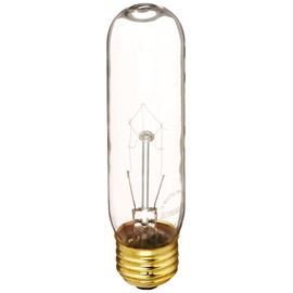 Bulbrite Incandescent T10 Medium Screw Base (E26) Light Bulb, 25 Watt, Clear