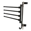 RV Clothes Drying Rack Aluminum Multifunctional Anti Rust 180° Rotatable