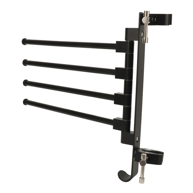 RV Clothes Drying Rack Aluminum Multifunctional Anti Rust 180° Rotatable
