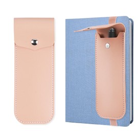 Haecsfl Adjustable Elastic Band Pen Holder for Notebooks, Pen Sleeve Pouch for Journals, Pencil Holder, Bible Planner Accessories, Cute Pencil Case(1-Pink)