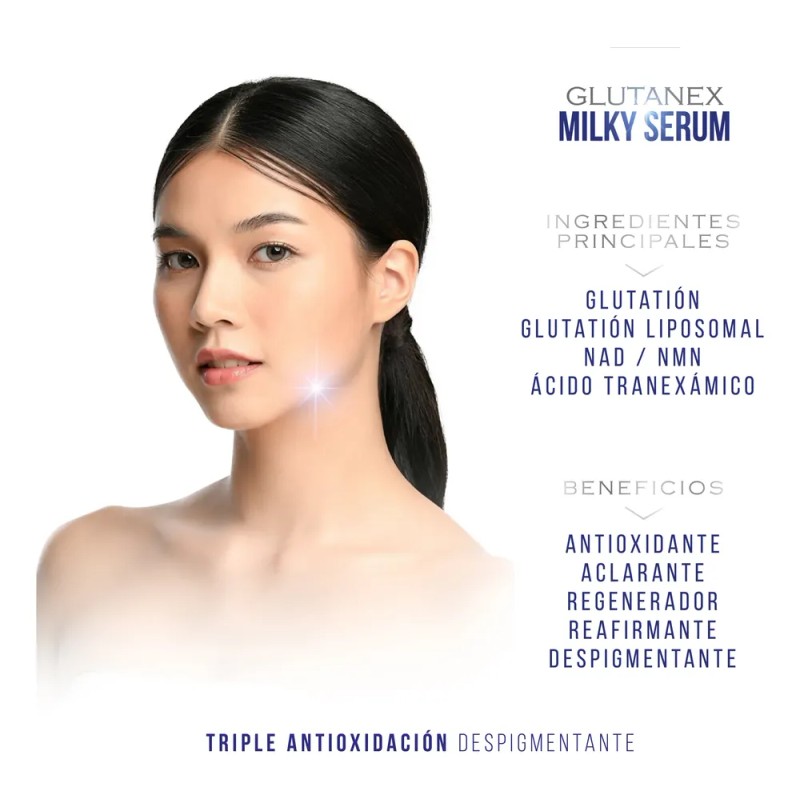 Glutanex Glow Therapy Milky Serum Suero Facial 30ml