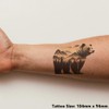 'Standing Bear' Temporary Tattoo - Water Resistant, Skin-Safe, Non-Toxic Transfer