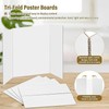 Sotitime 4PCS Trifold Poster Board Presentation Board Science Fair Display