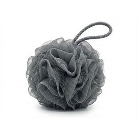 SPHTOEO Bath Shower Sponge Loofah – Extra Rich Lather Body Sponge for Shower, Soft & Comfortable Bath Pouf for Gentle Daily Cleansing，Gray (White & Green Available)