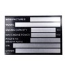 VIN Serial ID TAG Plate Data Blank CAR Truck HOT