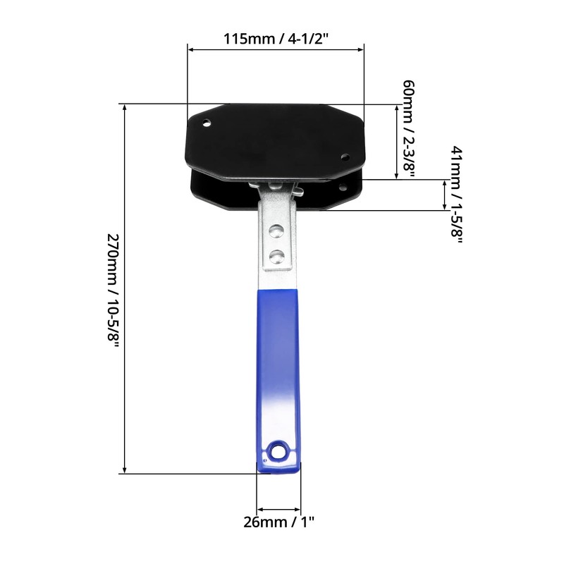 QWORK® Ratcheting Brake Caliper Tool, Ratchet Piston Press Tool, for