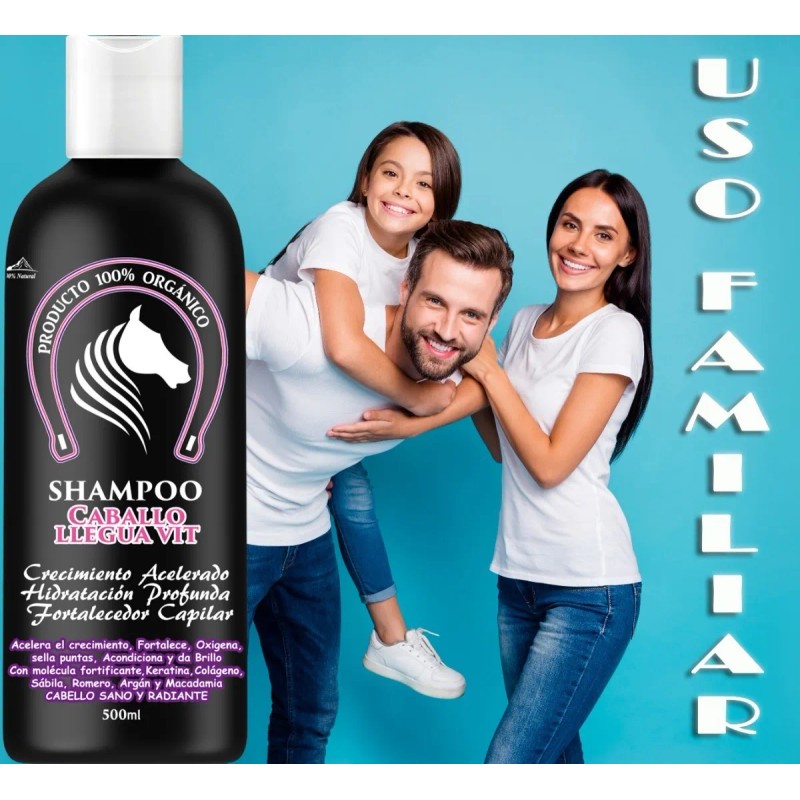 Shampoos Extracto Cola Caballo Aceites Bergamota