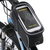 Bike Front Frame Bag Waterproof TPU Sensitive Touch Screen Top