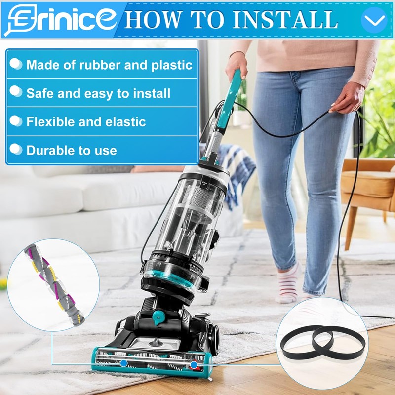 Erinice Replacement Brush Roller for Bissell Cleanview Swivel Pet crosswave