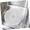 LIFKOME 2pcs Sink Draining Mat Set Round Kitchen Sink Protector