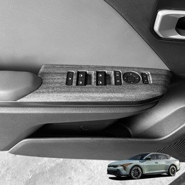 YOUTOOCAR Door Lock Switch Covers Compatible with Kia K4 2025-2026 Accessories (Wood Grain)