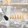 Collet Sleeves, 7Pcs Brass Chuck Collet Drill Bit Sets Nut
