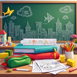 1Pcs Random Color Cute Cartoon Animal Print Plastic Rulers, Kids Ruler for School, Stationery Drawing Rulers Teaching Materials