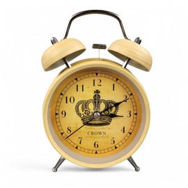 GMMH Desk Clock Nostalgic Antique Vintage Retro Metal Grandfather Clock Design