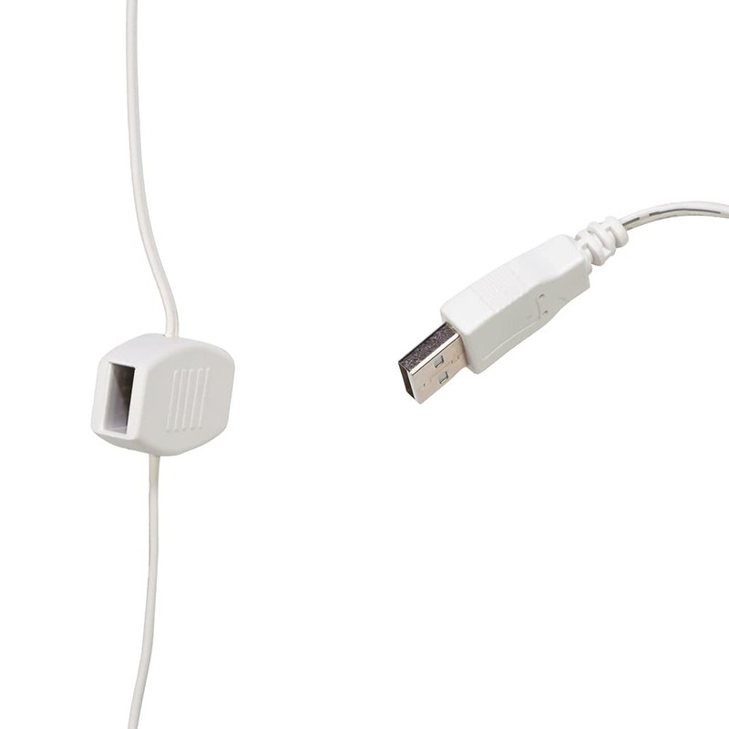 Holiday Ornament USB 12 Power Outlets Extension Cord, 10-feet Long,