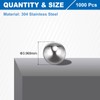 sourcing map 5/32" 3.969mm Bearing Balls, 1000 Pcs 304 Stainless