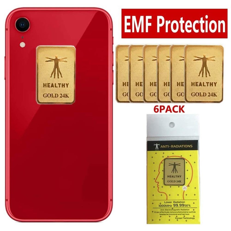 6Pcs Emf Protection Cell Phone Sticker Anti Radiation Protector Sticker