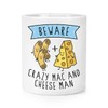 Beware Crazy Mac And Cheese Man Makeup Brush Pencil Pot