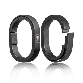 FEGVE Titanium Small Key Chain Rings, Quick Release Connecting Keychain Mini Carabiner for Keys Wristlet Bag, Jump Ring for Necklace