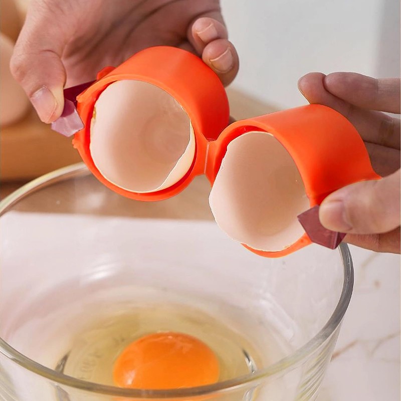 Egg Shell Opener, New Egg Cracker Tool for Raw Eggs,