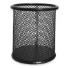 Porta Lapices Mae Escritorio Malla Metal Oficina Negro plm