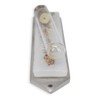 Beames Designs! White Collage Wedding Glass Keepsake Mezuzah Case