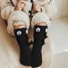 Funny Socks Fuzzy Cozy Thick Warm Holding Hands Socks with