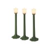 Classic Street Lamps - Green 3-Pack