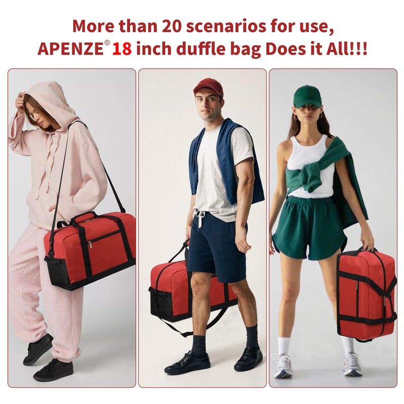 Small Gym Bag 18 inch Carry On Duffel Bag for