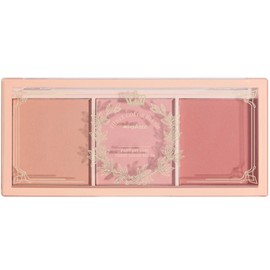 Blushers for Cheeks Make Up, 3 Colors Pink Blusher Palette, Red Peach Powder Blush, Matte Natural Long Lasting Blendable Smooth Powder Blusher Face Makeup Gift for Women Girls
