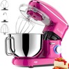 Facelle Facelle Stand Mixer, Electric Kitchen Mixer, 660W 6 Speed