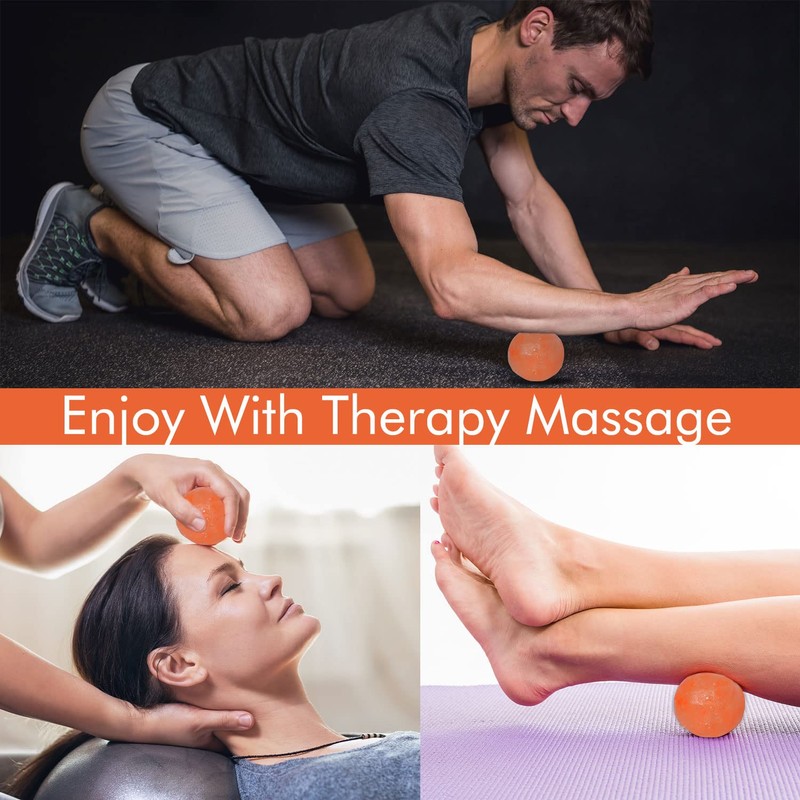 Himalayan Glow 1328 Bowl Salt lamp with Massage Ball