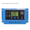 12V 24V Solar Charge Controlle LCD Display Solar Panel Controller