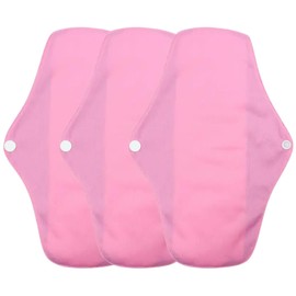 Cata-MEDICA Cloth Napkins, 2 Bill Sheets, Organic Liner, Set of 3, Large Size (Pink)