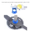 Crank set tool for removing and installing crown rings, direct