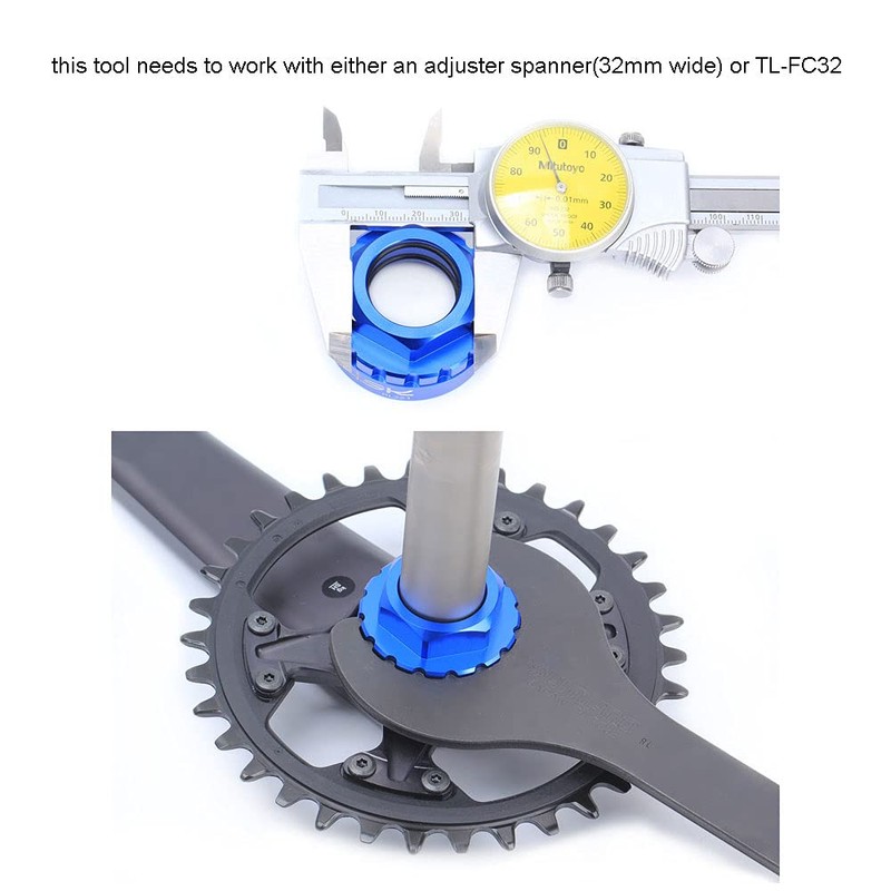 Crank set tool for removing and installing crown rings, direct