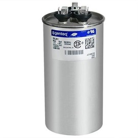89M92 - 80 + 10 uf MFD 370 Volt VAC - Lennox Round Dual Run Capacitor Upgrade