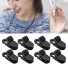 20Pcs Hearing Aid Lanyard Clip Good Fixation Multifunctional Odorless Black