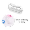 5 Pcs Nail Brushes For Cleaning Nails Transparent Nail Dust