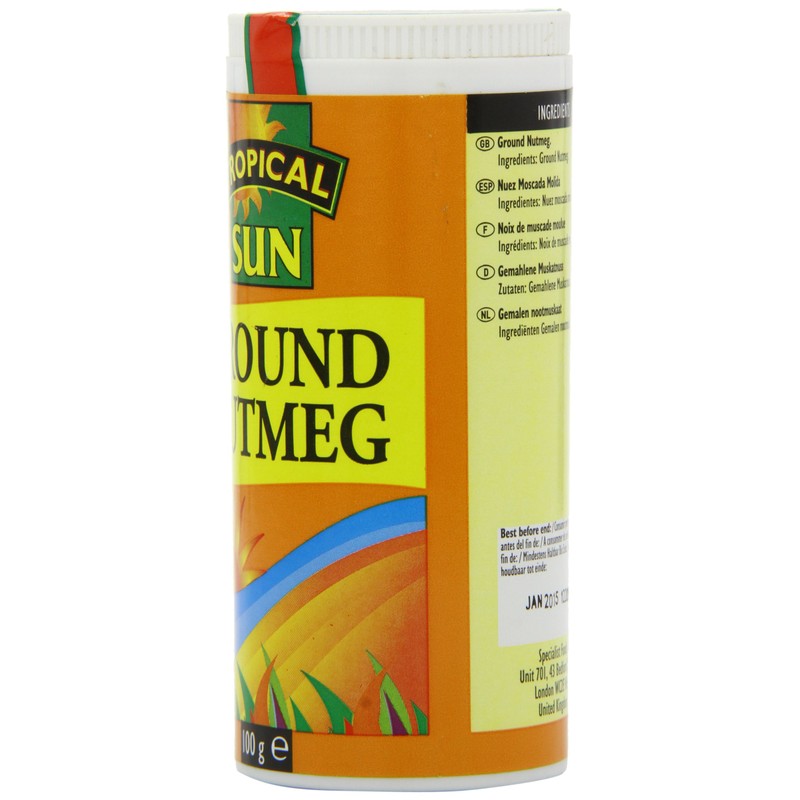Tropical Sun Ground Nutmeg 100 g (Pack of 6)