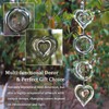 Leafcraft 12Pcs Bird Scare Discs Set Reflective 3D Stainless Steel