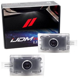 iJDMTOY Red//Slash Full LED Projection Under Side Door Courtesy Lights, Footwell Lights, Compatible With Dodge Charger Challenger Dart Stratus Magnum Avenger