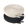 Handshop Wide Flat Athletic Shoelaces 5/16"(2 Pair) - Shoe Laces