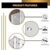 Finsbury Hardware Solid Brass Chrome Door Hinge Heavy Duty Ball