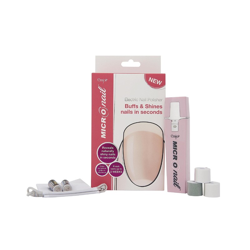 Emjoi Micro Electric Portable Nail Polisher Manicure Luxury Buff Smooth