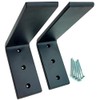 Heavy Duty Black Steel 6" x 8" Countertop Support Brackets