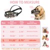 Soft Mesh Dog Muzzle with Reflective Adjustable Strap, Lightweight Muzzle