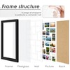 DUENPY 18x30 Picture Frame 4x6 Collage Picture Frame Displays Eighteen